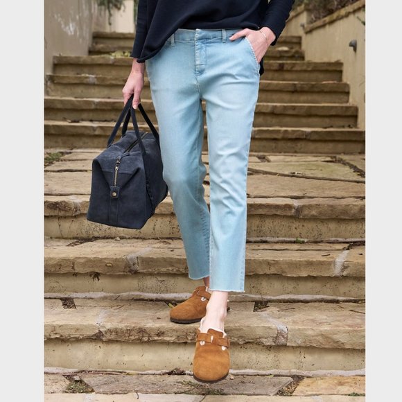 Frank & Eileen WICKLOW The Italian Chino Italian Performance Twill Size: 4 Wash - Picture 1 of 15